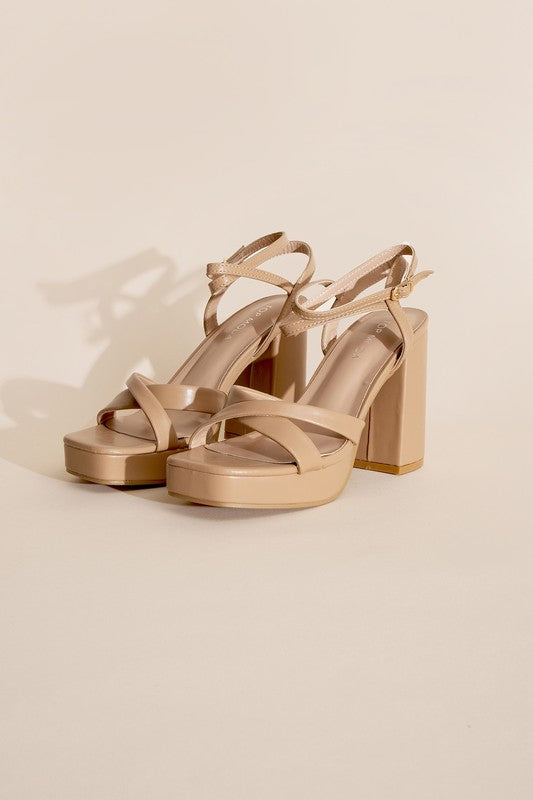 VALOR-1 Cross Ankle Strap Heels - Tigbul's Variety Fashion Shop