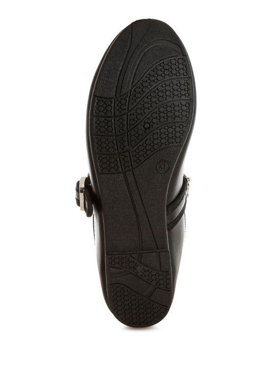 Kavana Charms Embellished Flat Mary Janes - Tigbul's Variety Fashion Shop