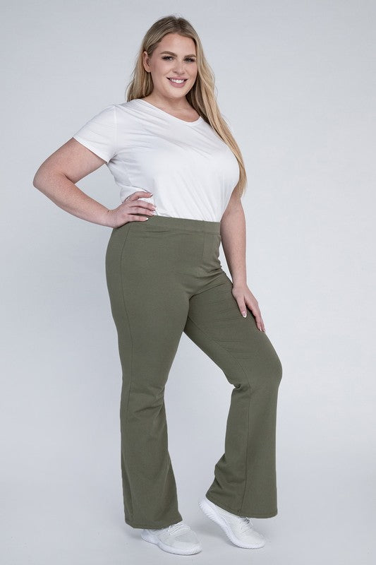 Plus Everyday Flare Bottoms - Tigbul's Variety Fashion Shop