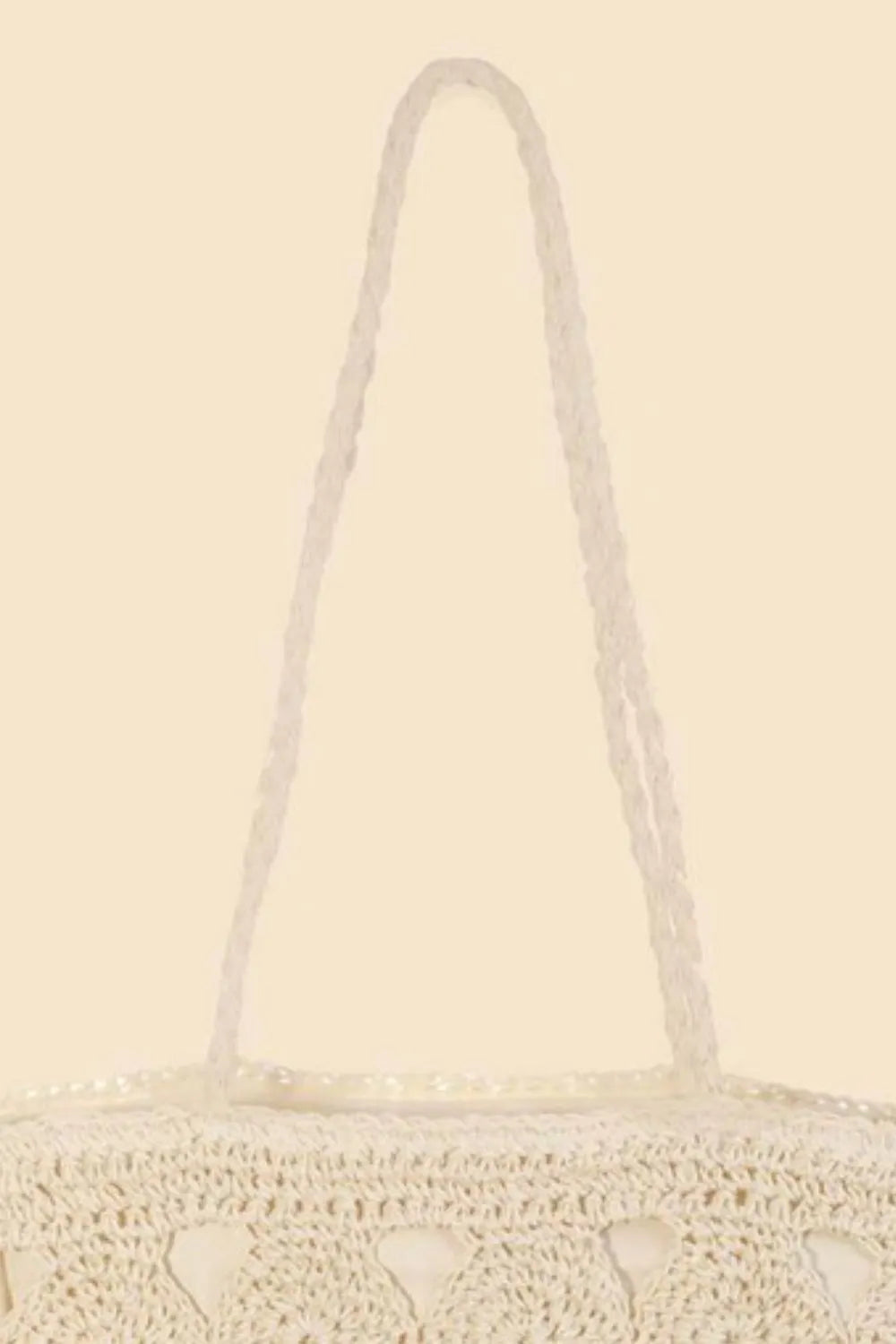 Fame Square Braided Pattern Tote Bag - Tigbul's Variety Fashion Shop