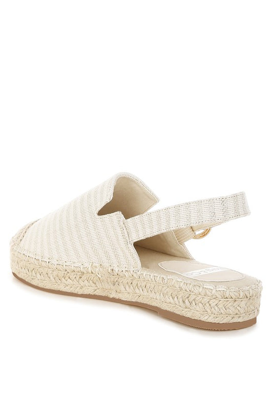 Zalli Canvas Espadrilles Sandals - Tigbul's Variety Fashion Shop