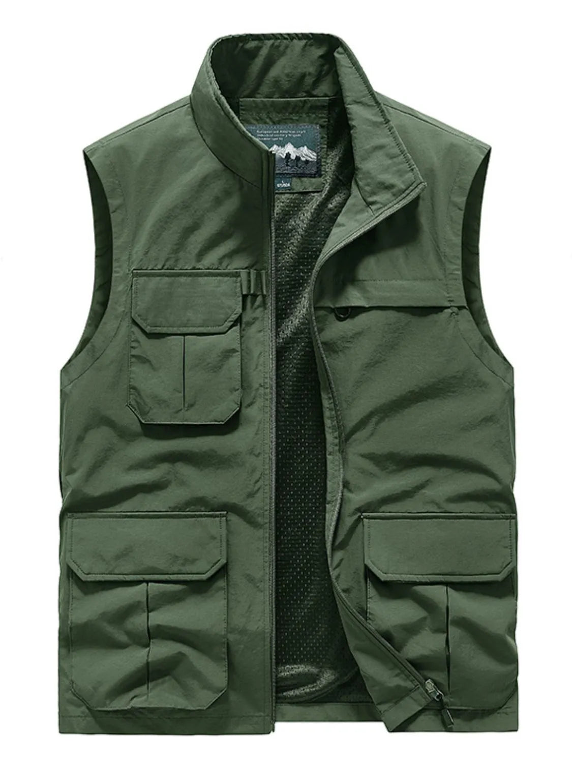 Men's Size Medium up to 5XL Zip Up Vest - Tigbul's Variety Fashion Shop