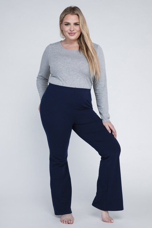 Plus Everyday Flare Bottoms - Tigbul's Variety Fashion Shop