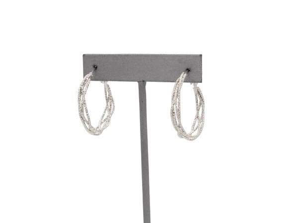 MULTI LAYERED INTERTWINED HOOP EARRING - Tigbul's Variety Fashion Shop