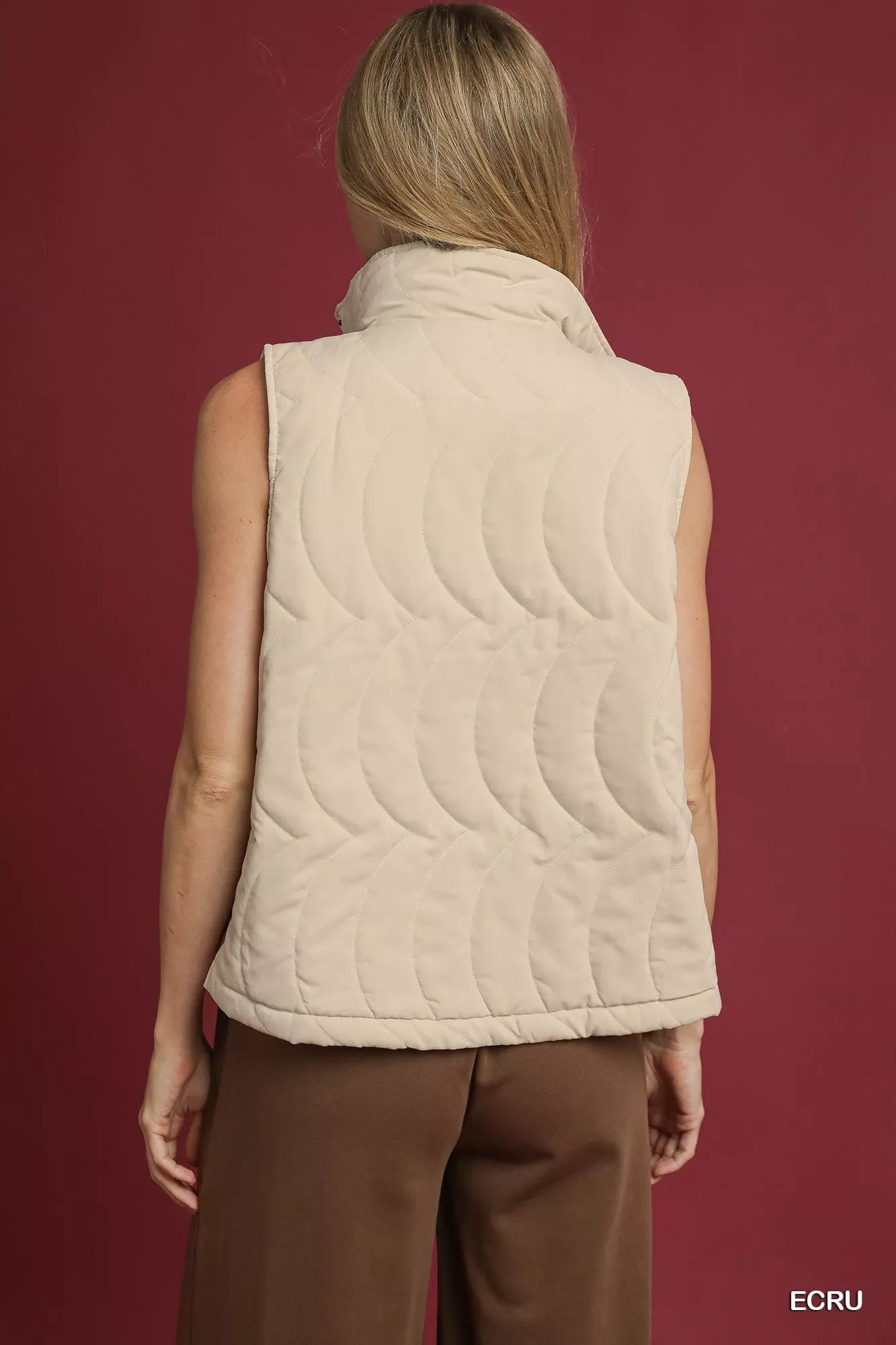 Umgee Quilted Embroidered Vest - Tigbul's Variety Fashion Shop