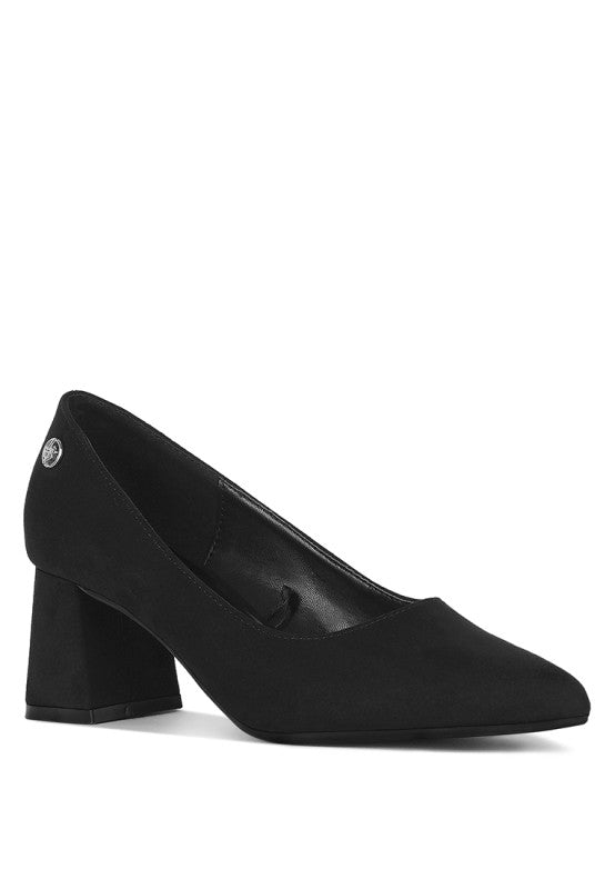 Malai Block Heel Pumps - Tigbul's Variety Fashion Shop