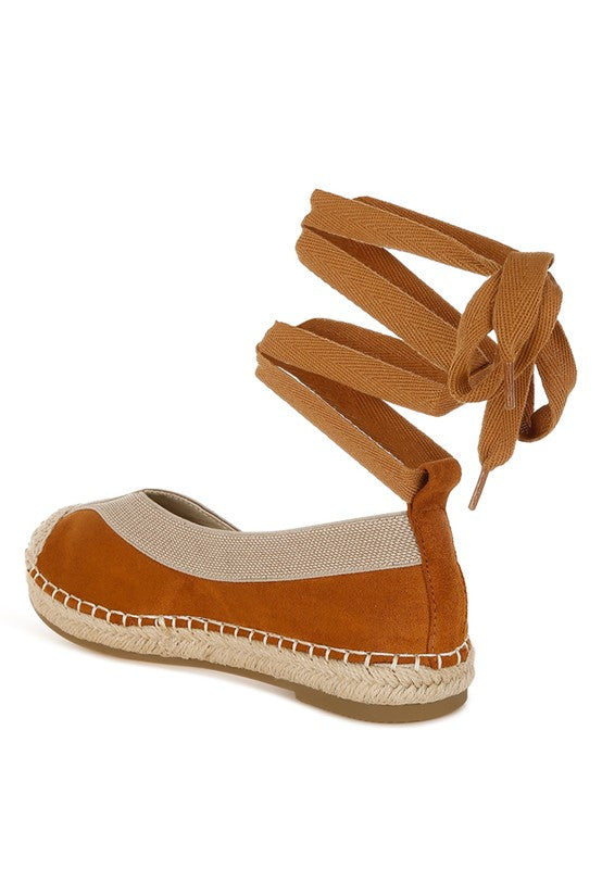 Yalva Microfiber Detachable Lace Espadrilles - Tigbul's Variety Fashion Shop