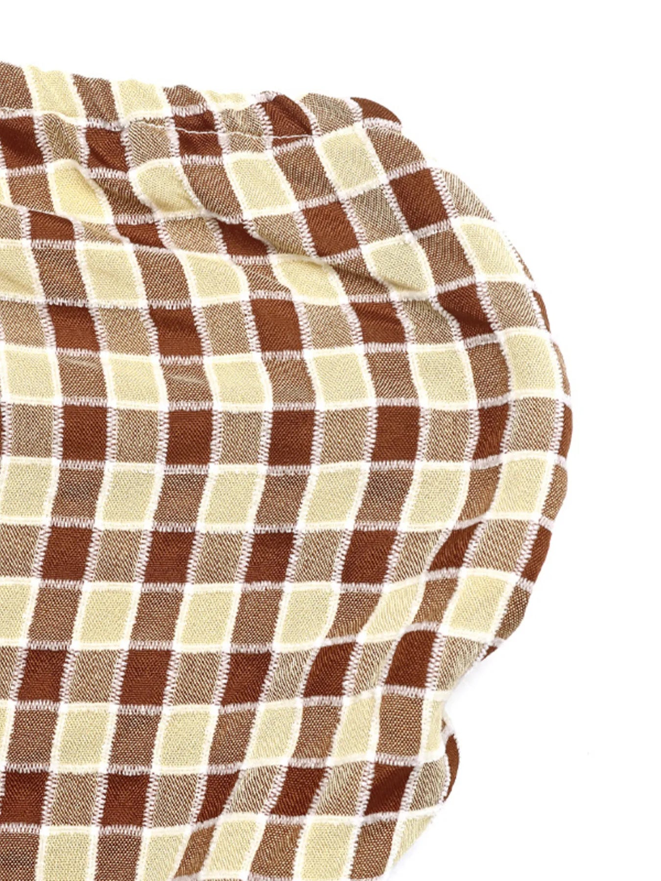 Plaid Smocked Tube Top - Tigbul's Variety Fashion Shop