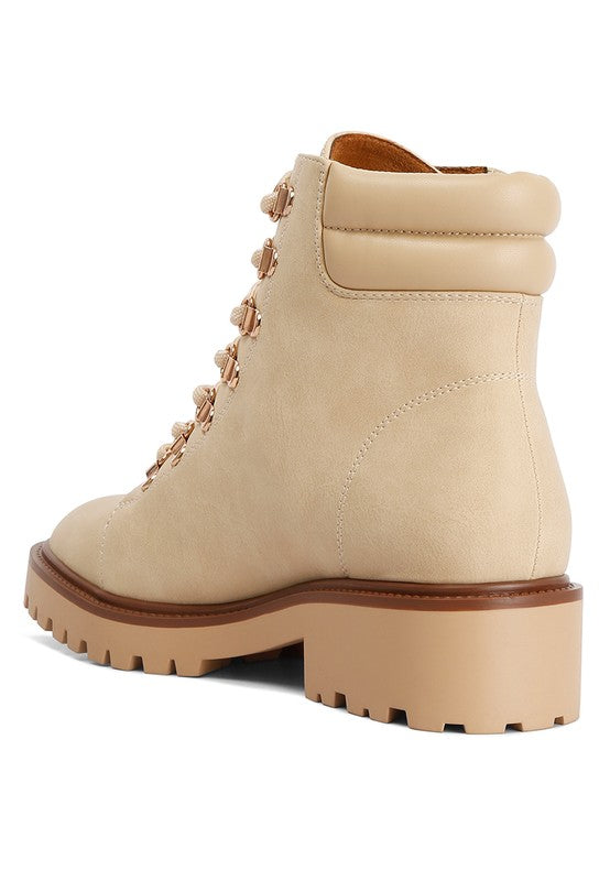 SHIRLY SOFT LEATHER LACE-UP BOOTS - Tigbul's Variety Fashion Shop