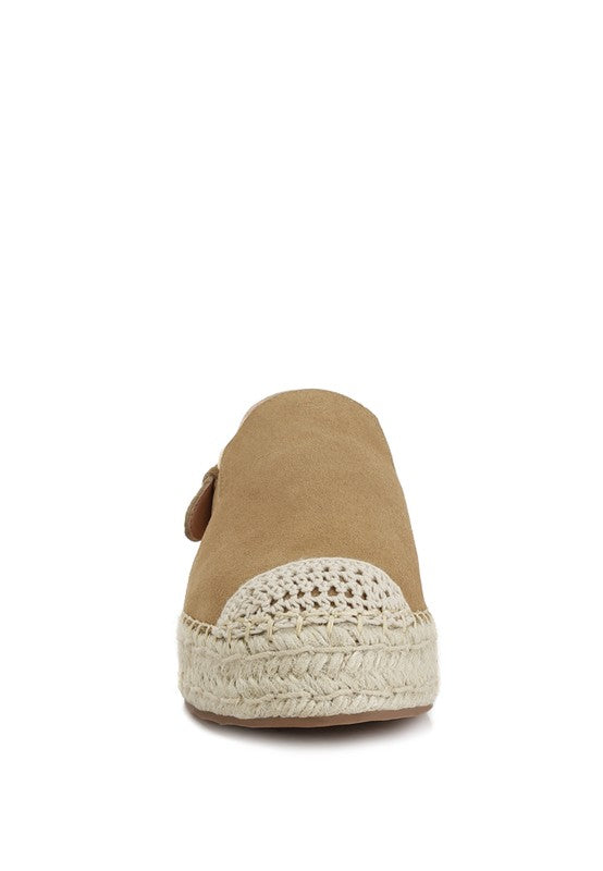 Affie Genuine Suede Slingback Strap Espadrilles - Tigbul's Variety Fashion Shop