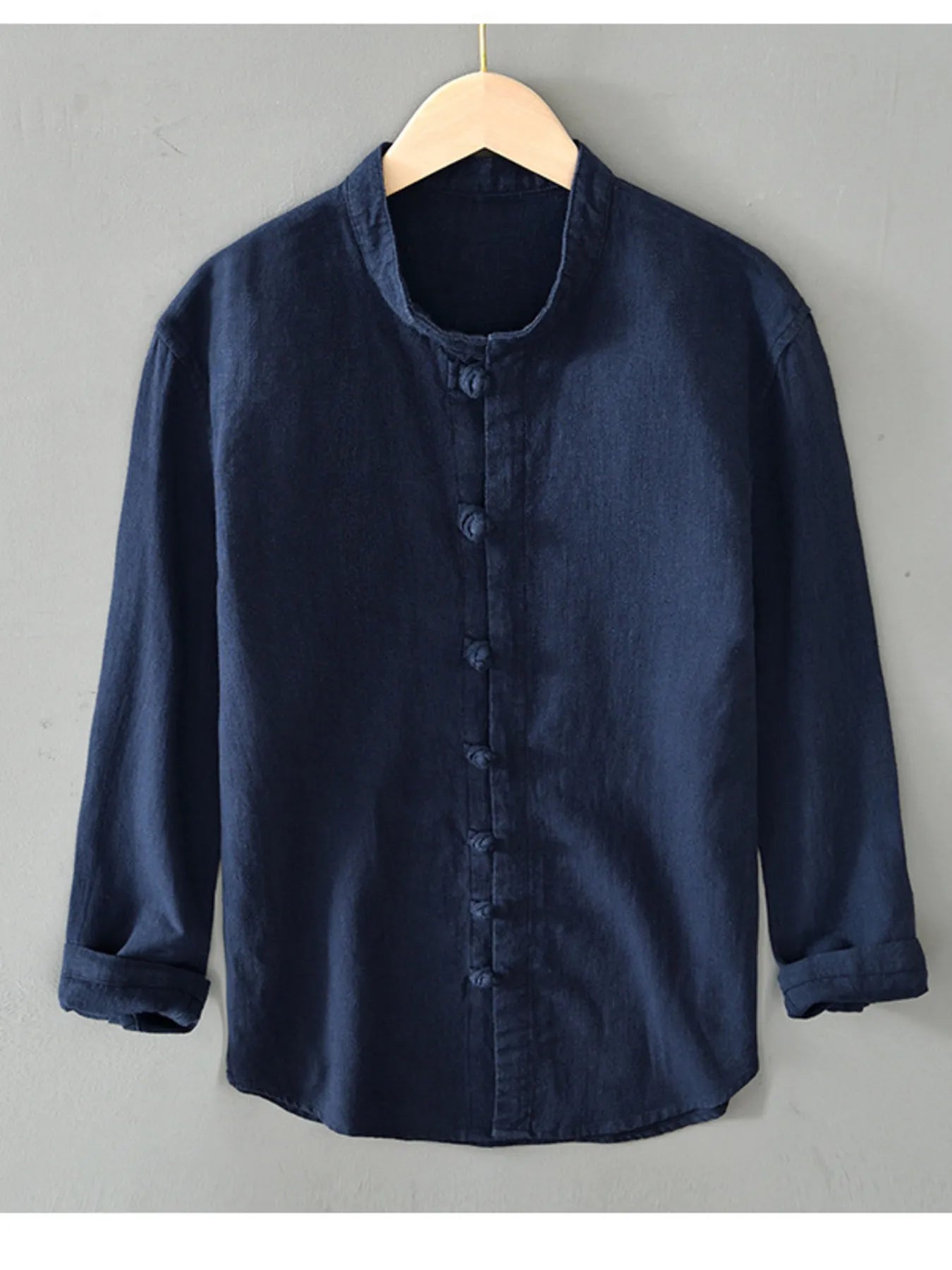 Men's Plus Size Button Up Long Sleeve Shirt - Tigbul's Variety Fashion Shop