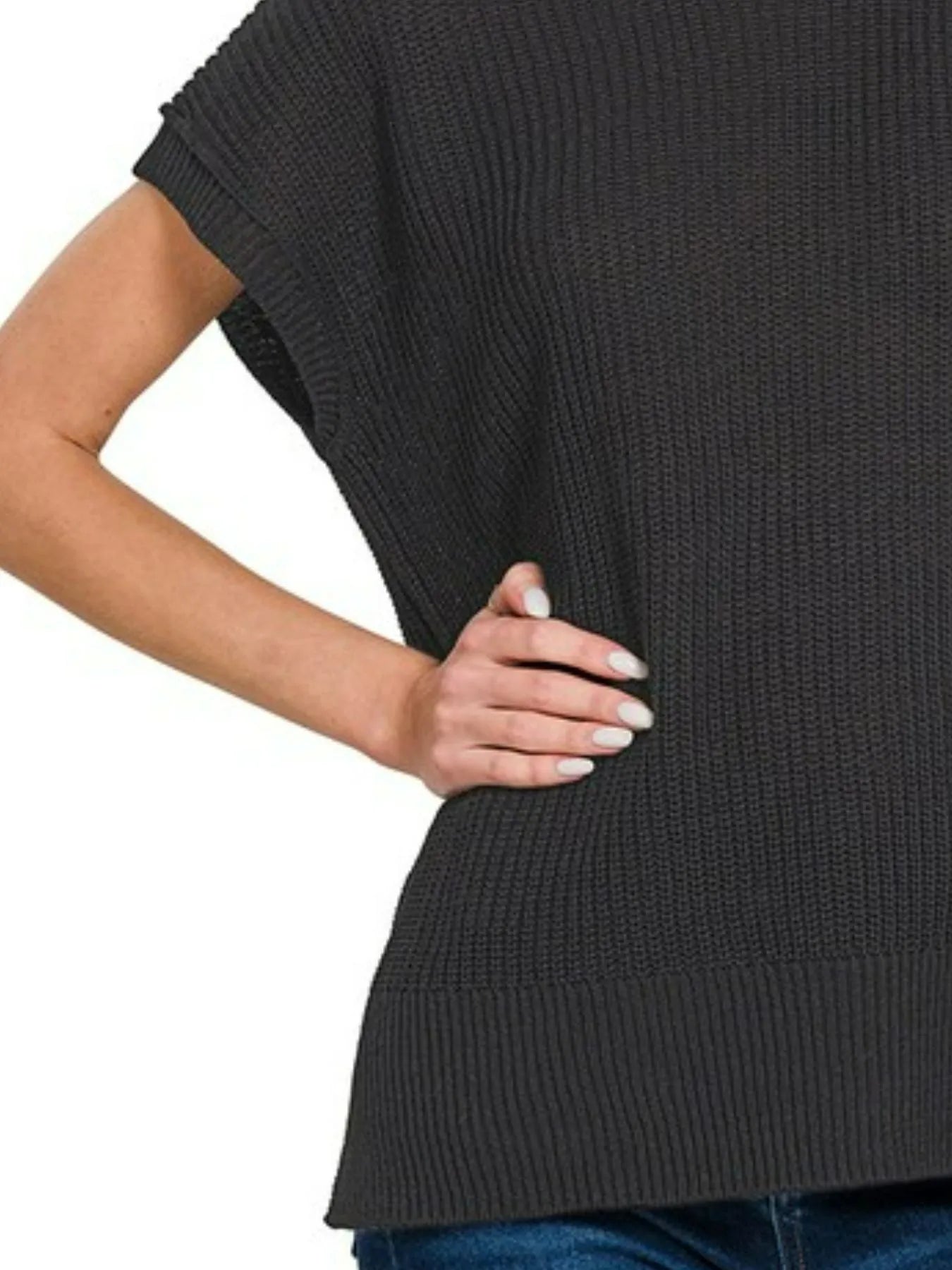 Zenana Oversized Crew Neck Sweater - Tigbul's Variety Fashion Shop