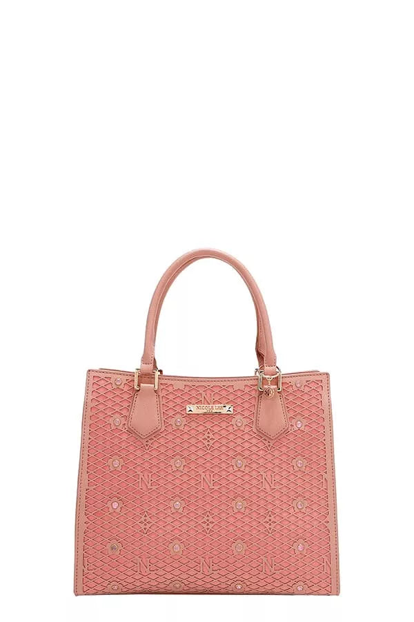 Nicole Lee USA Structured Tote Bag - Tigbul's Variety Fashion Shop