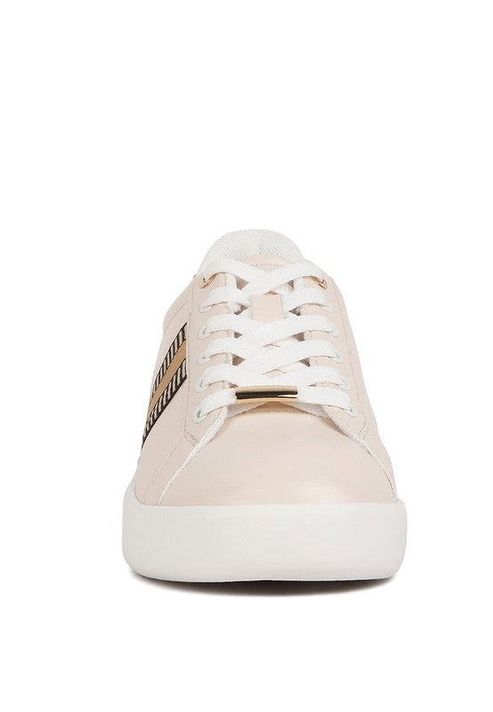Loyalty Embroidery Detail Sneakers - Tigbul's Variety Fashion Shop