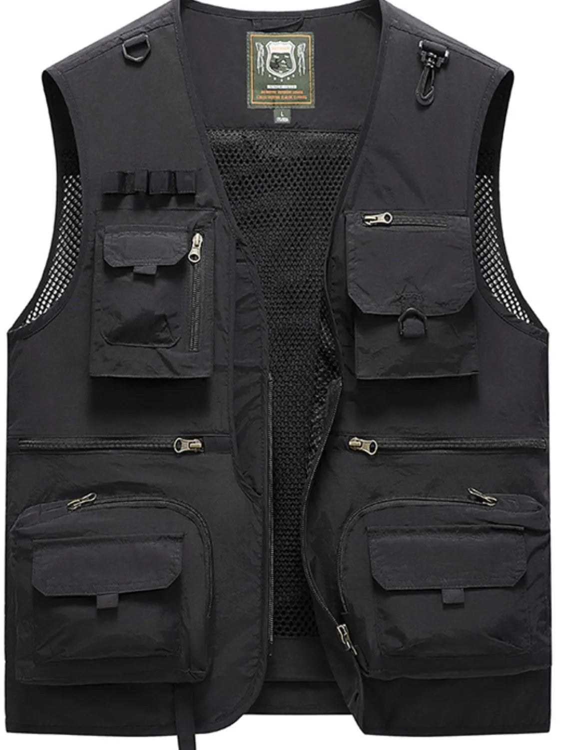 Men's Size Small to 6XL Zip Up Vest with Pockets Plus - Tigbul's Variety Fashion Shop