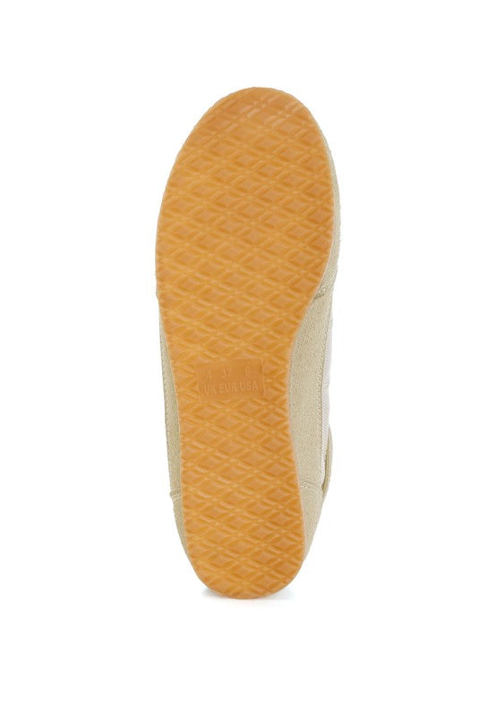 Milon Microfiber & Mesh Sneakers - Tigbul's Variety Fashion Shop