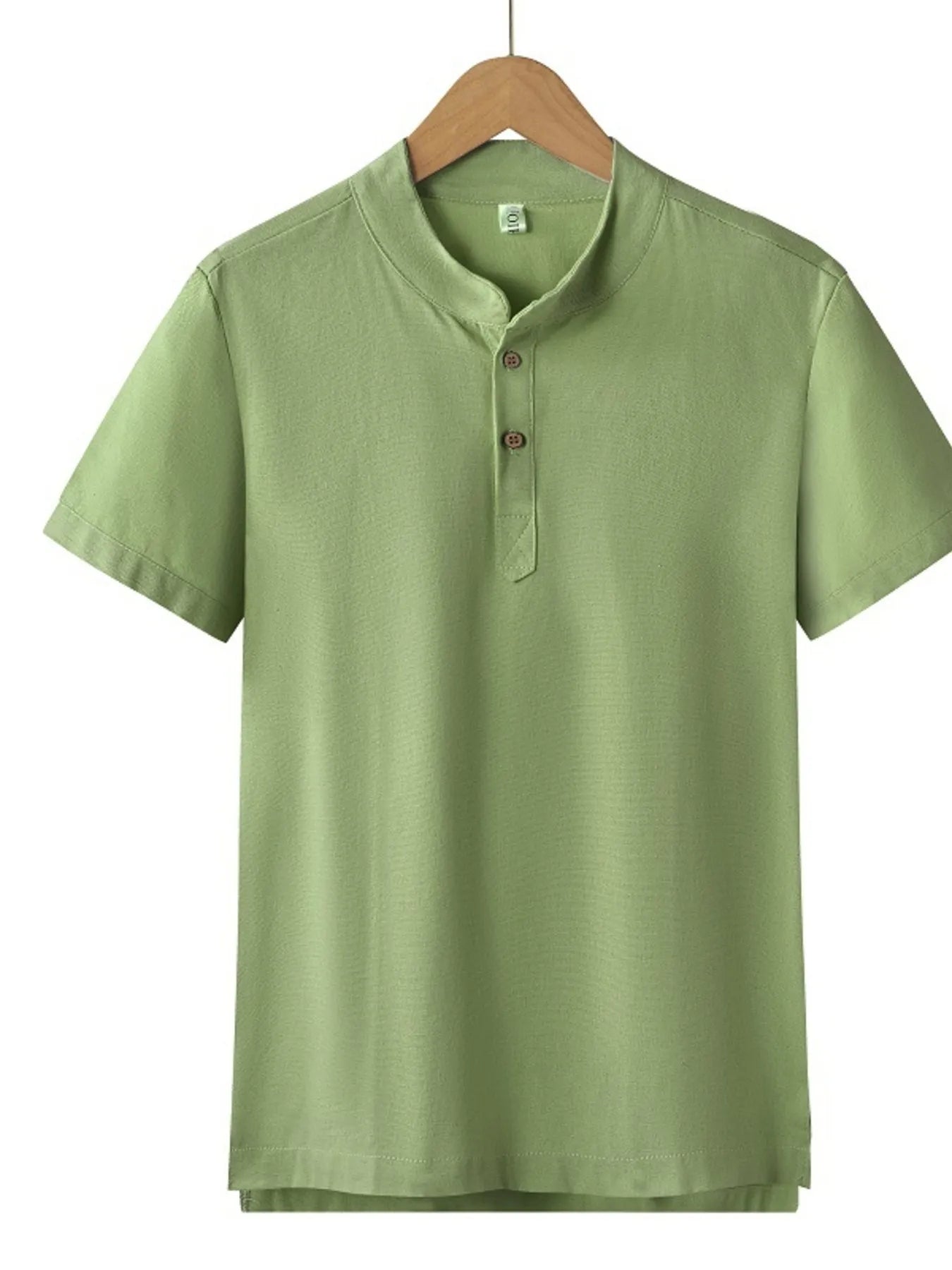 Men's Plus Size Button Detail Short Sleeve Blouse - Tigbul's Variety Fashion Shop