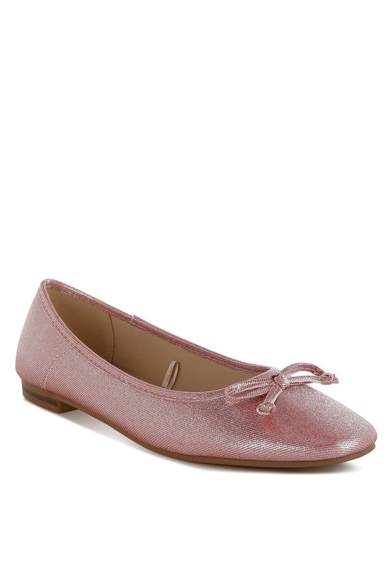 Agshin Metallic Ballet Flats - Tigbul's Variety Fashion Shop