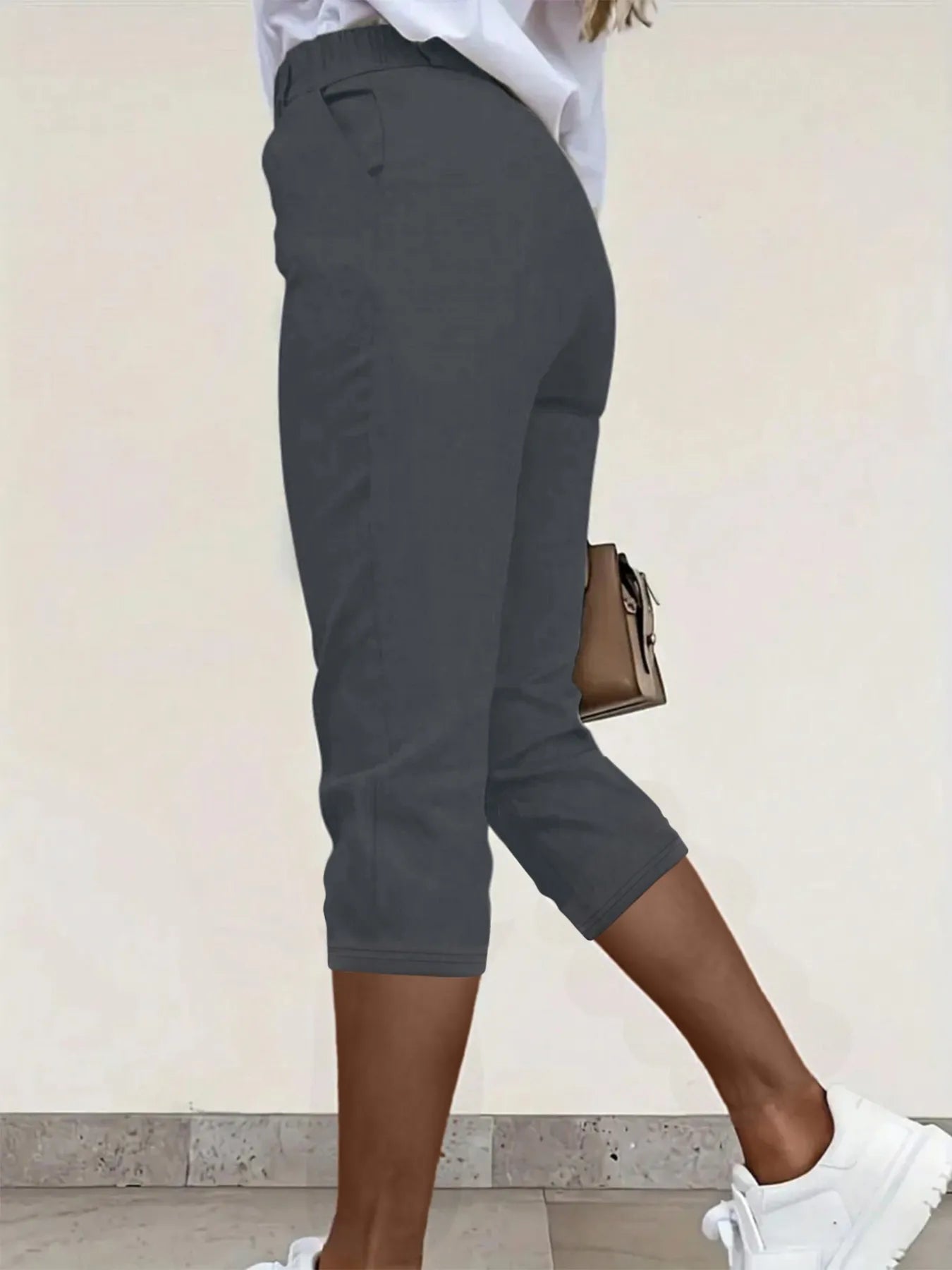 Pleated Detail Pants with Pockets - Tigbul's Variety Fashion Shop