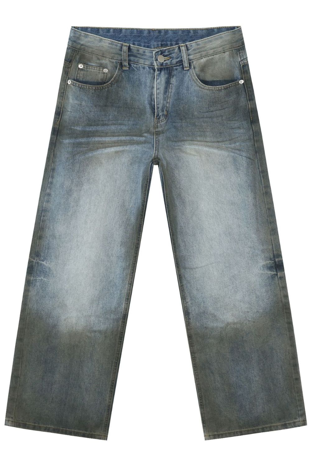 Men's Loose Jeans with Pockets - Tigbul's Variety Fashion Shop