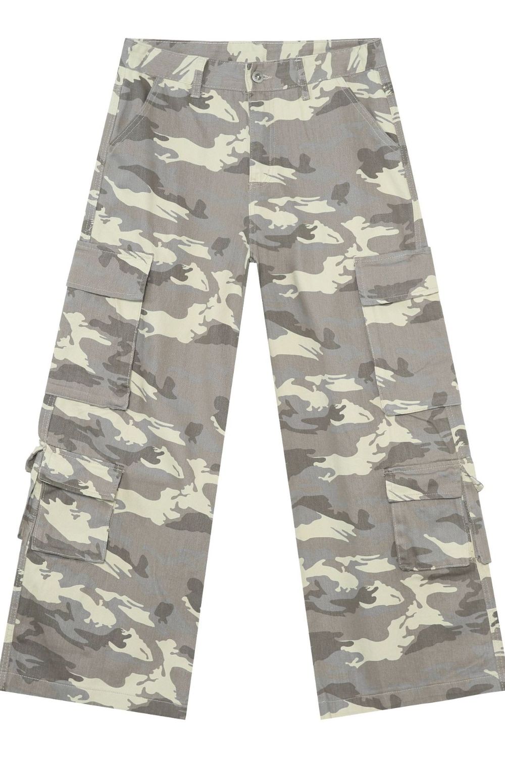 Men's Camouflage Wide Leg Cargo Jeans - Tigbul's Variety Fashion Shop