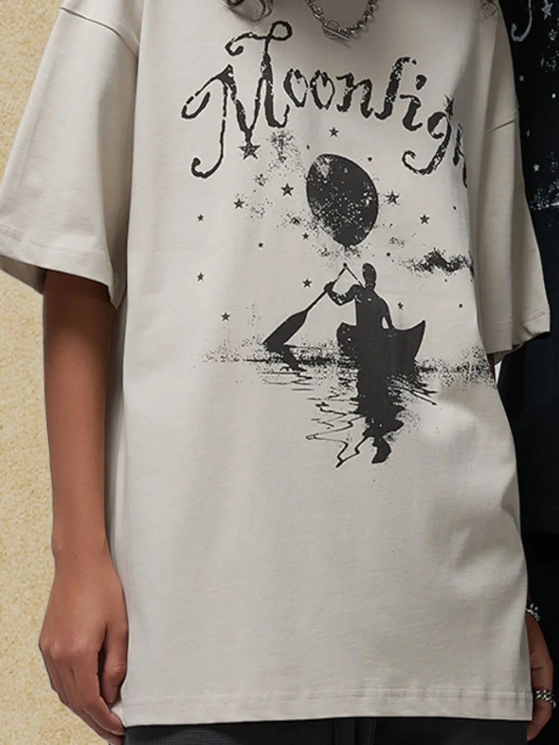 Men's Graphic Round Neck Half Sleeve T-Shirt - Tigbul's Variety Fashion Shop