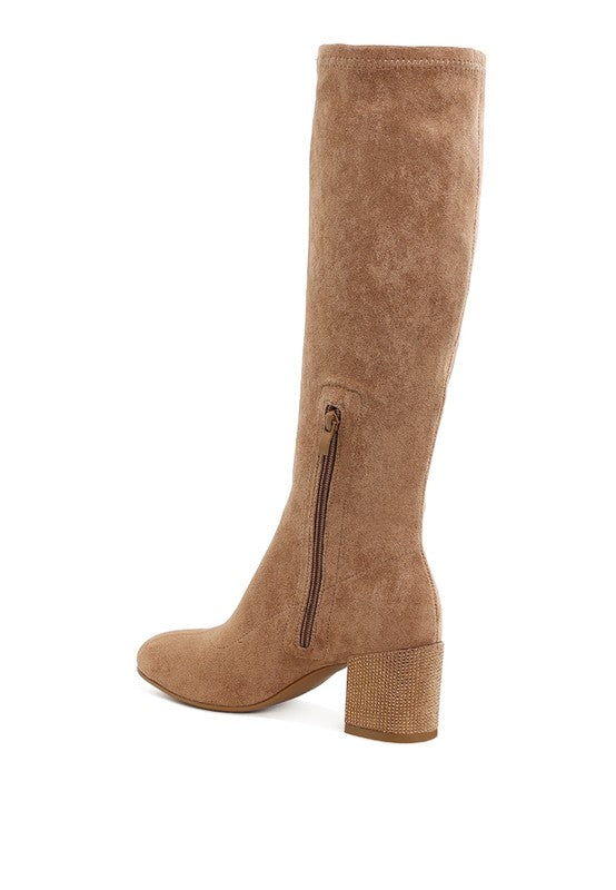 Sinaloa Microfiber Knee High Boots - Tigbul's Variety Fashion Shop