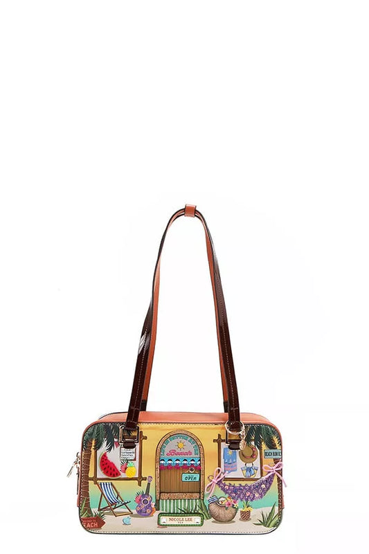 Nicole Lee USA Sun and Sand Shoulder Bag - Tigbul's Variety Fashion Shop