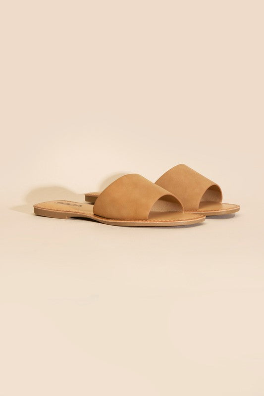 Airway-S Flat Slides - Tigbul's Variety Fashion Shop