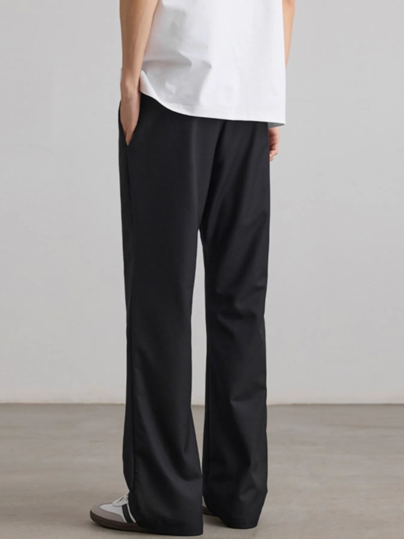 Men's Wide Leg Casual Pants - Tigbul's Variety Fashion Shop