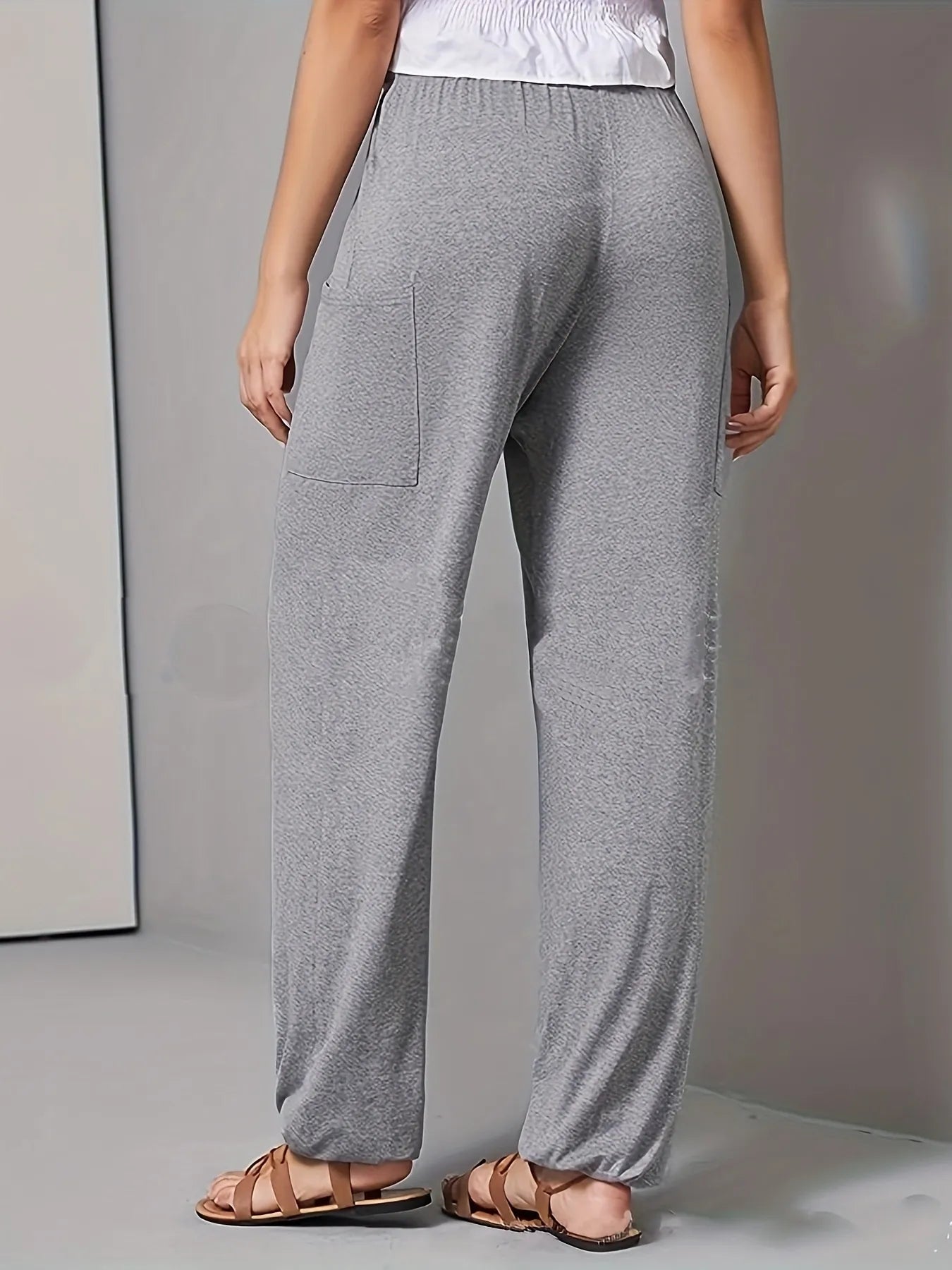 Drawstring Wide Leg Pants with Pockets - Tigbul's Variety Fashion Shop
