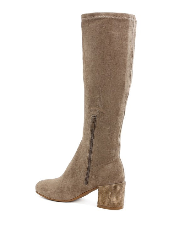 Sinaloa Microfiber Knee High Boots - Tigbul's Variety Fashion Shop