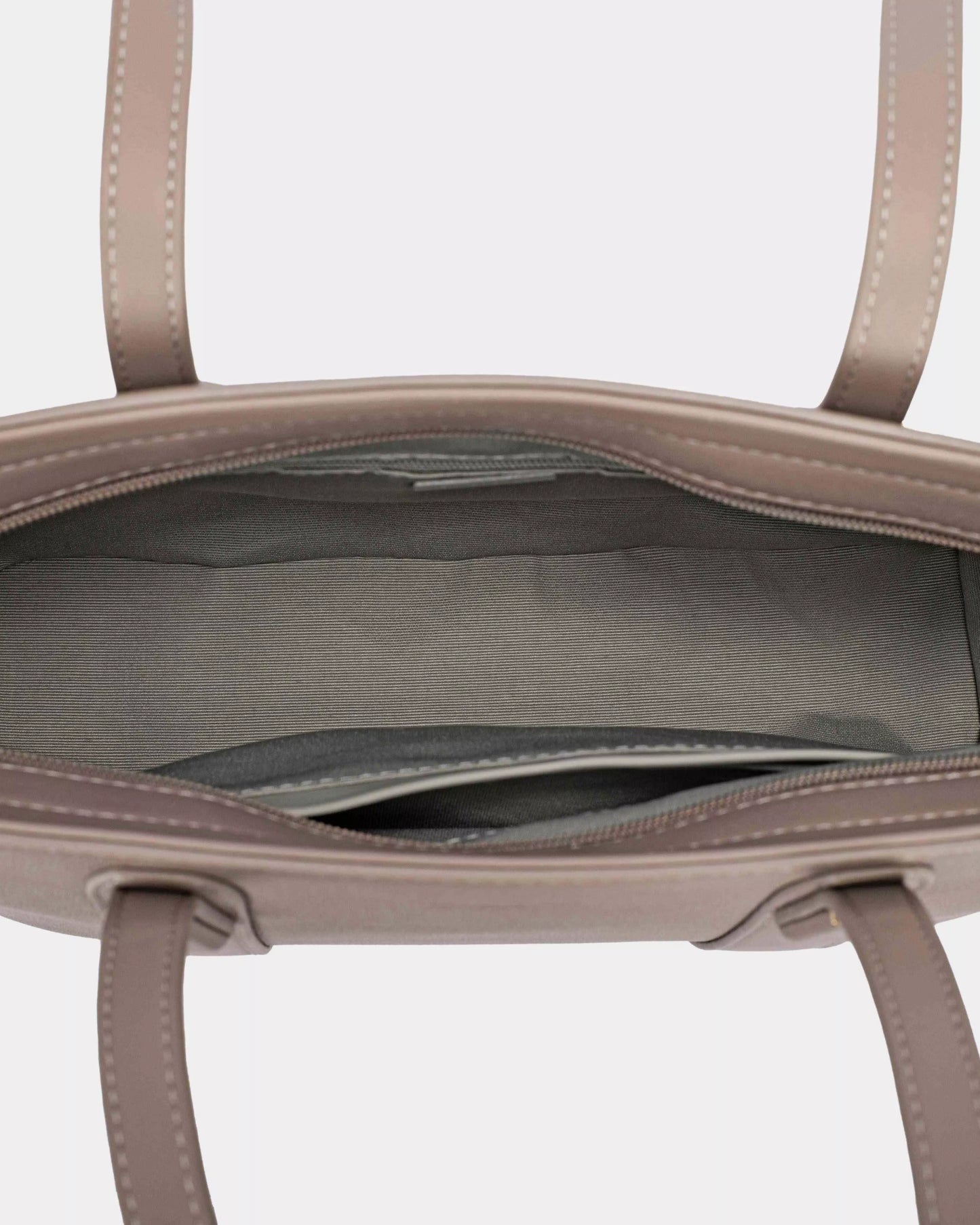David Jones Leather Tote Bag with Gold Hardware - Tigbul's Variety Fashion Shop