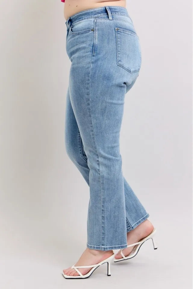 Judy Blue Plus Size High Waist Dad Jeans - Tigbul's Variety Fashion Shop