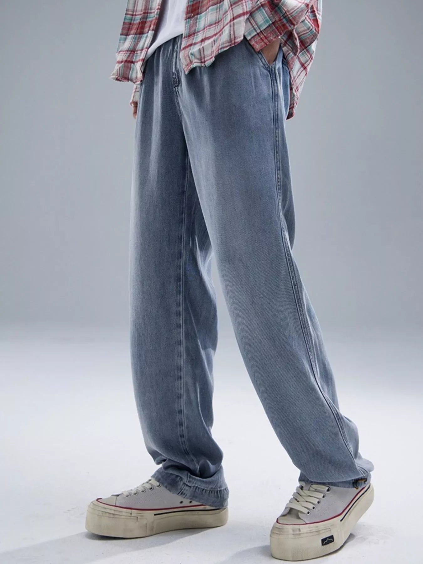 Men's Wide Leg Relaxed Fit Jeans - Tigbul's Variety Fashion Shop