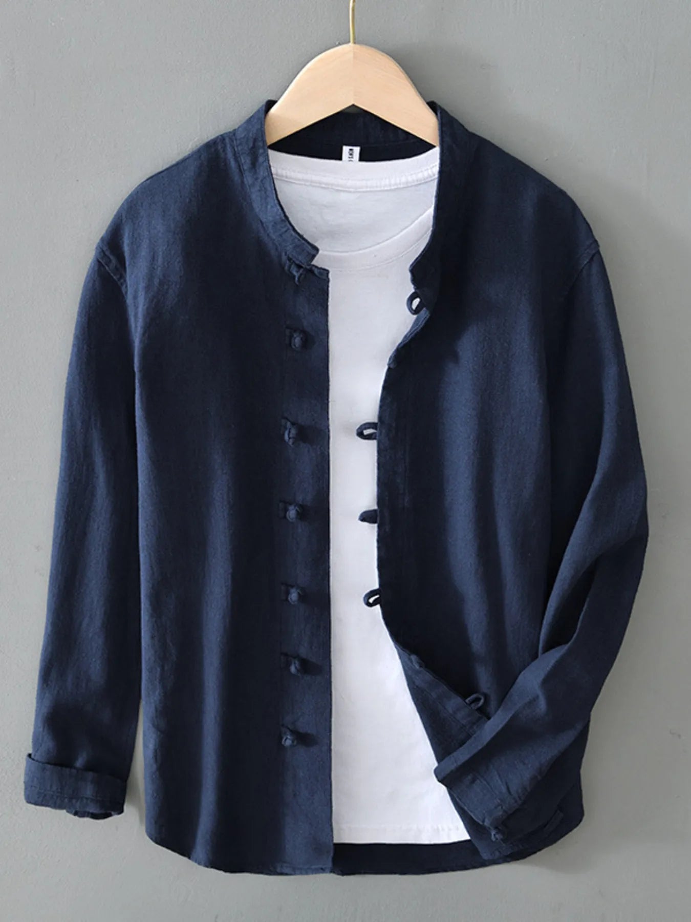 Men's Plus Size Button Up Long Sleeve Shirt - Tigbul's Variety Fashion Shop