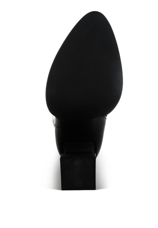 Nenana Faux Leather Knee-High Boots - Tigbul's Variety Fashion Shop