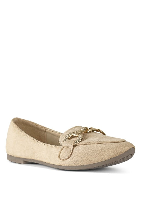 Fembot Horsebit Detail Flexible Loafers - Tigbul's Variety Fashion Shop