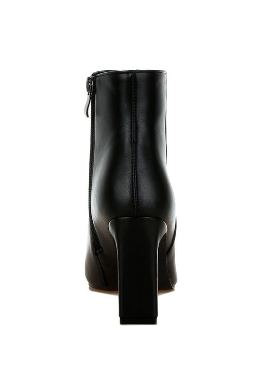 Orca Metallic Cap Toe Faux Leather Boots - Tigbul's Variety Fashion Shop