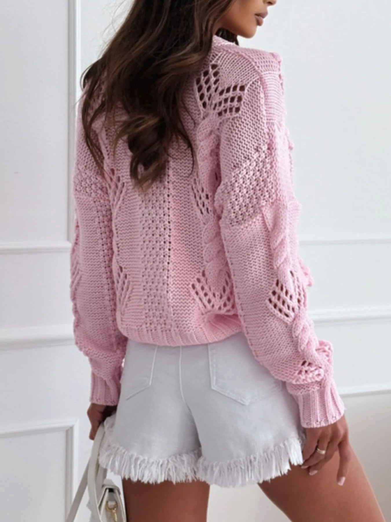 Button Up V-Neck Cardigan - Tigbul's Variety Fashion Shop