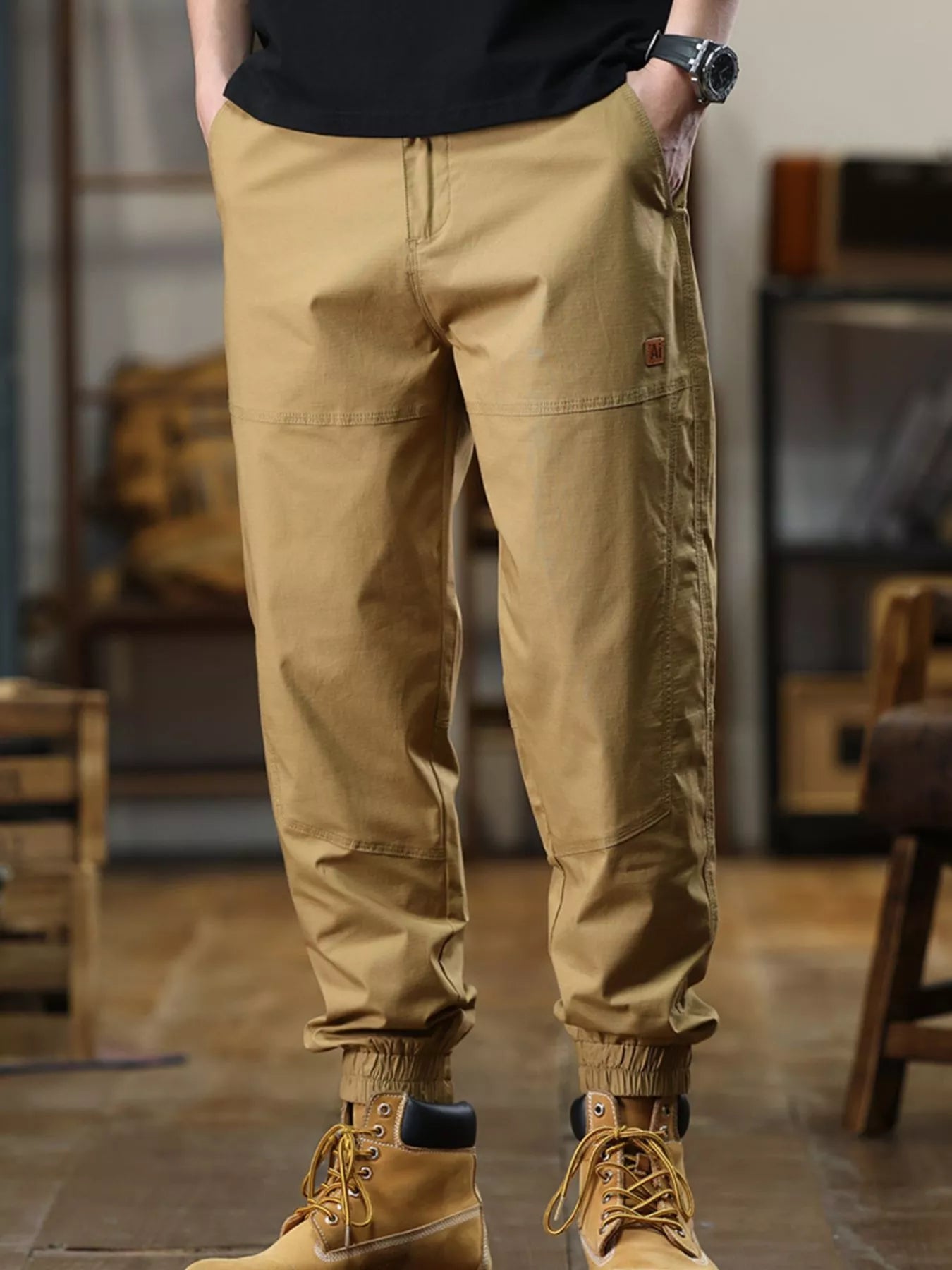 Men's Full Size Wide Leg Pants Plus Size - Tigbul's Variety Fashion Shop