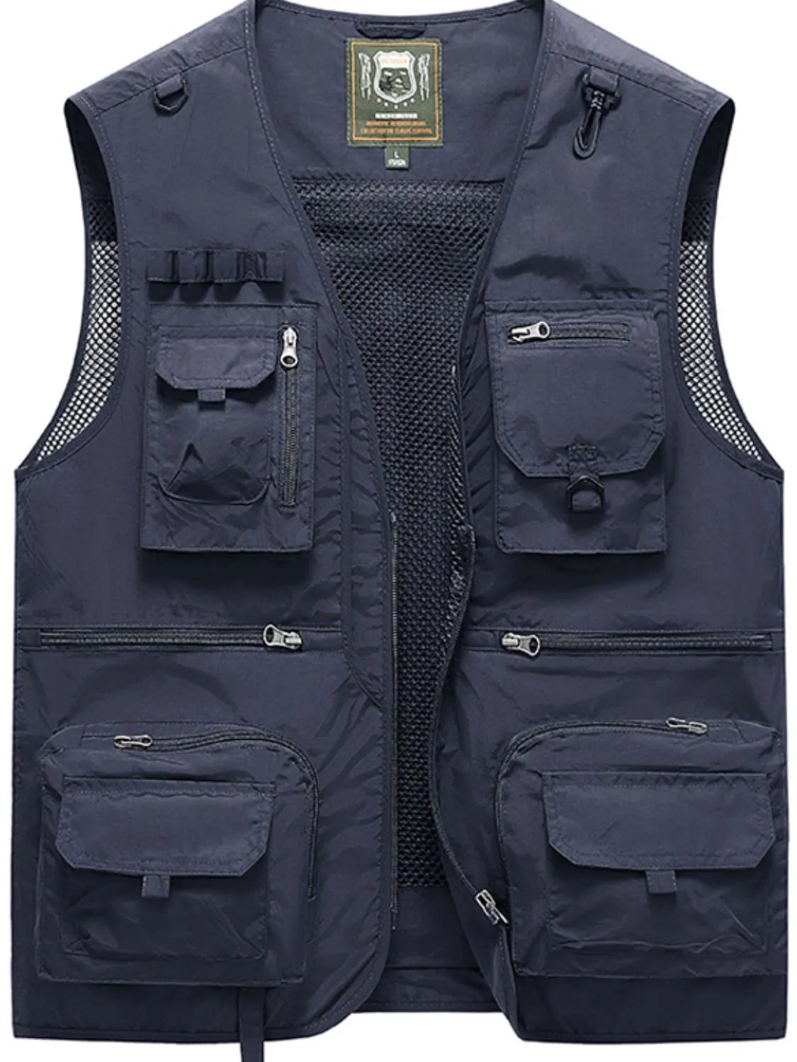 Men's Size Small to 6XL Zip Up Vest with Pockets Plus - Tigbul's Variety Fashion Shop