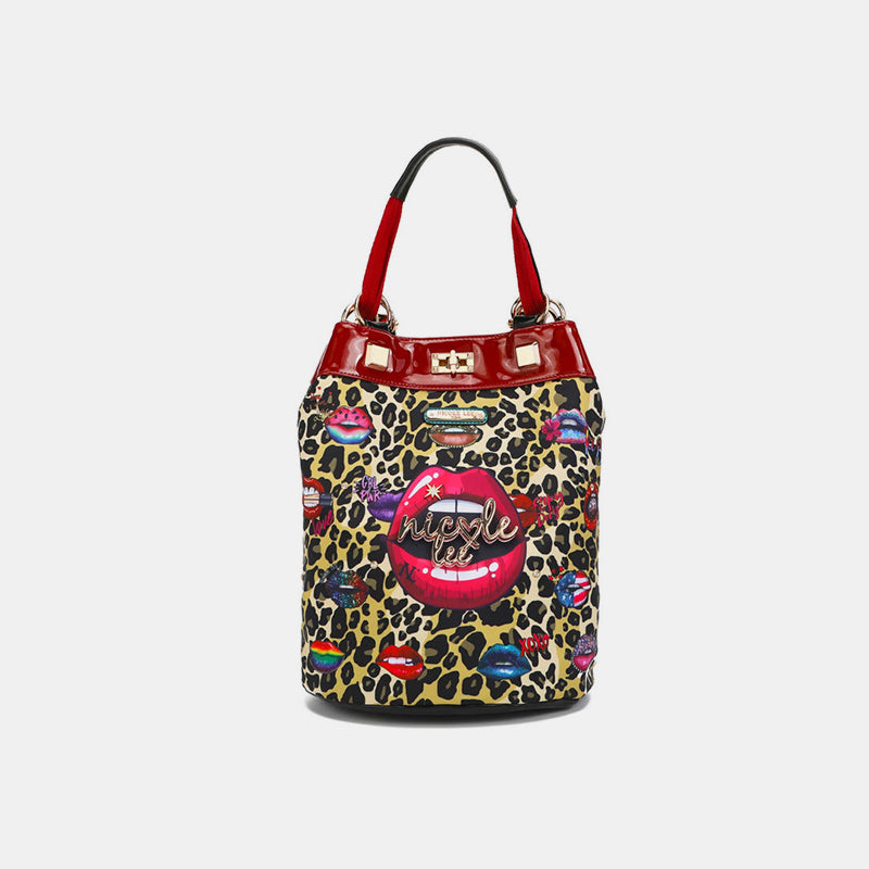 Nicole Lee USA Nylon Multifunctional Bucket Backpack - Tigbul's Variety Fashion Shop
