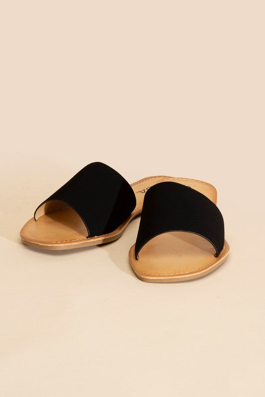 Airway-S Flat Slides - Tigbul's Variety Fashion Shop