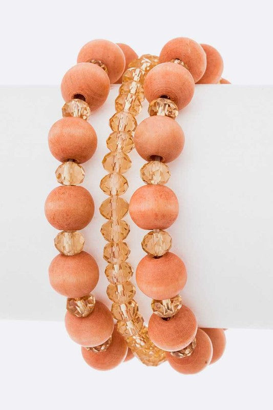 Mix Bead Stretch Bracelets Set - Tigbul's Variety Fashion Shop