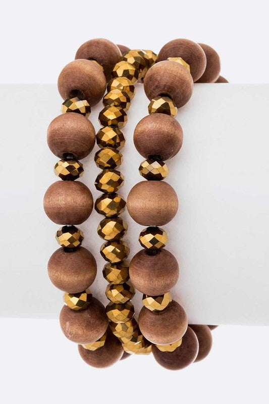 Mix Bead Stretch Bracelets Set - Tigbul's Variety Fashion Shop