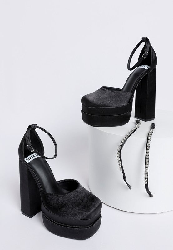 Martini Sky High Platform Sandals - Tigbul's Variety Fashion Shop