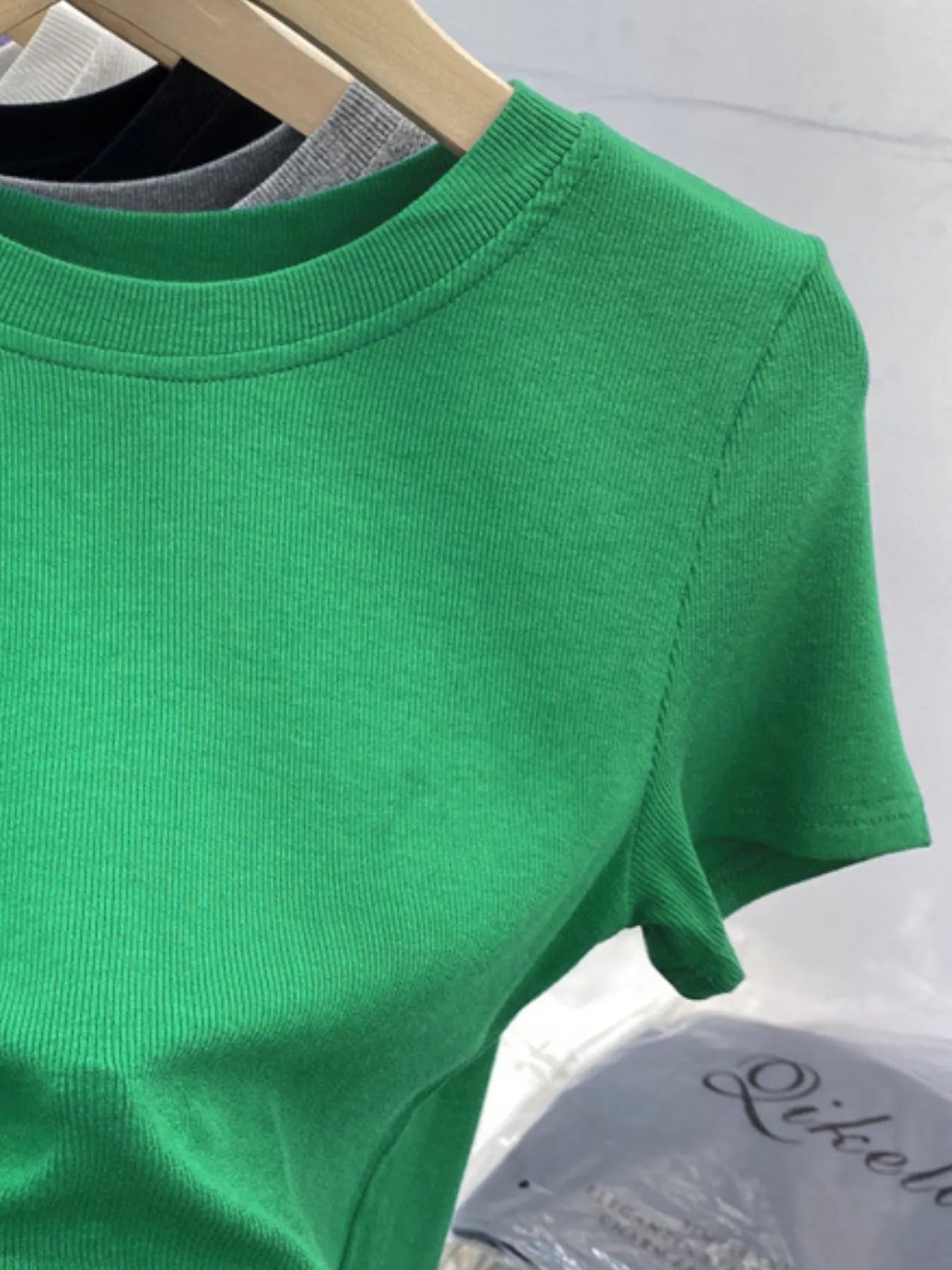 Crew Neck Short Sleeve T-Shirt - Tigbul's Variety Fashion Shop