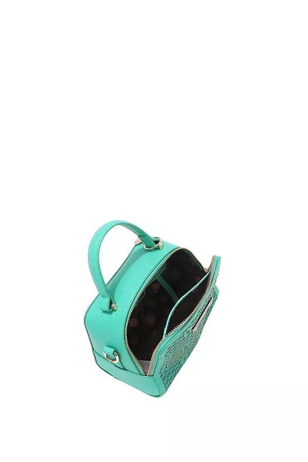 Nicole Lee USA Vegan Geometric Pattern Structured Handbag - Tigbul's Variety Fashion Shop