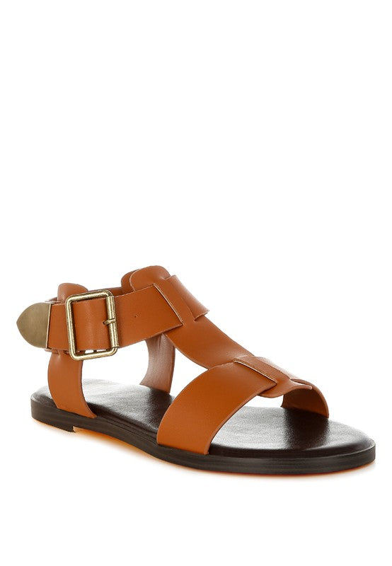 Shayla Gladiator Flat Sandals - Tigbul's Variety Fashion Shop